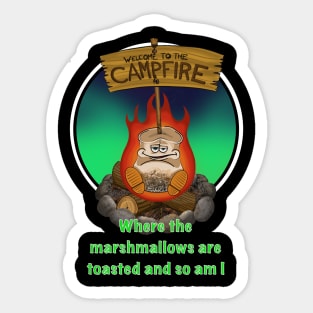 Welcome to the Campfire Sticker